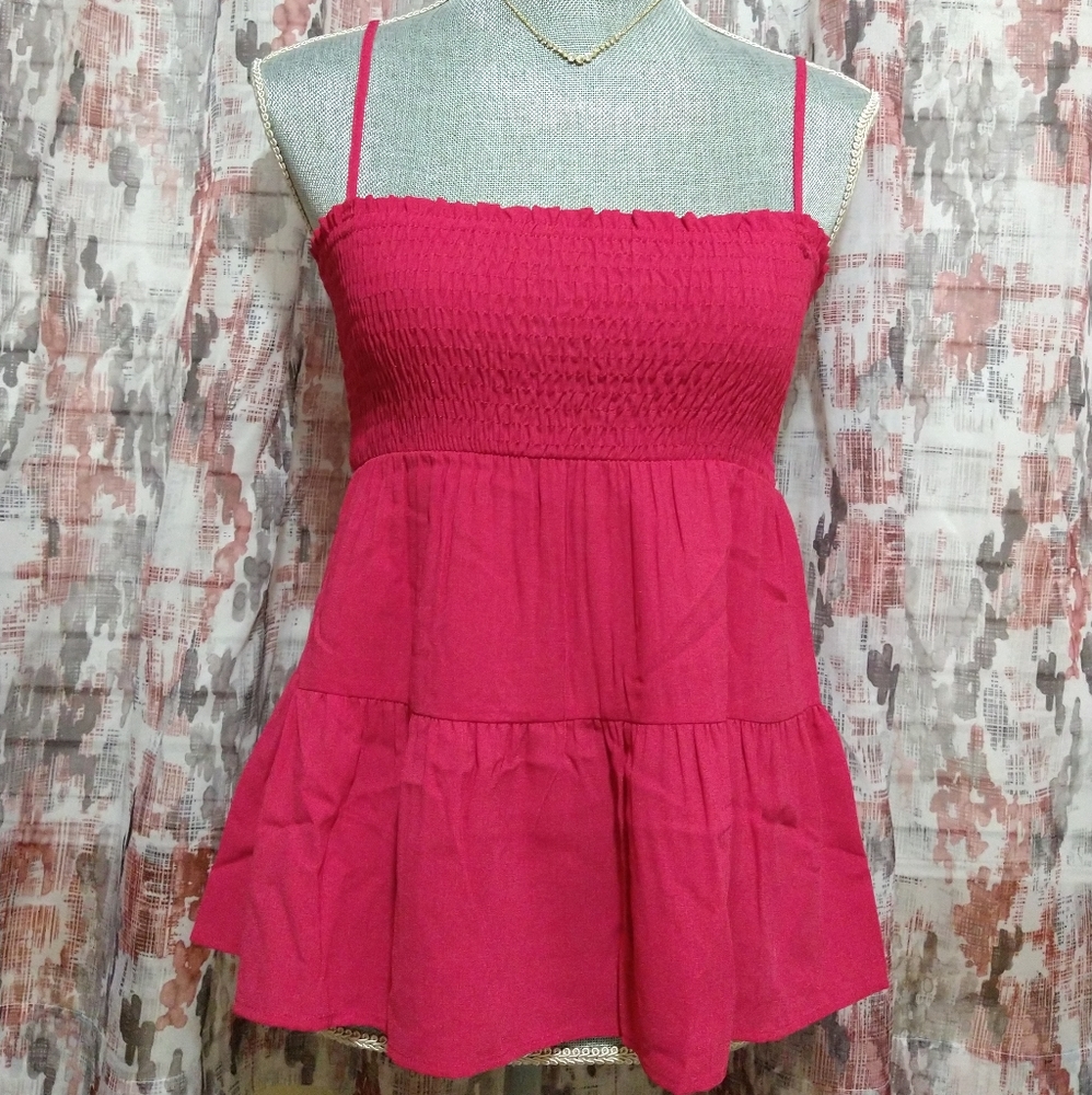 Paper Cane Smocked Top